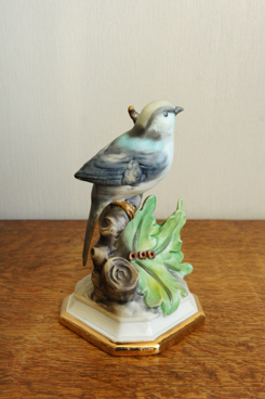 Голубая птичка, Franco, Capodimonte, фарфоровые статуэтки. KunstGalerie