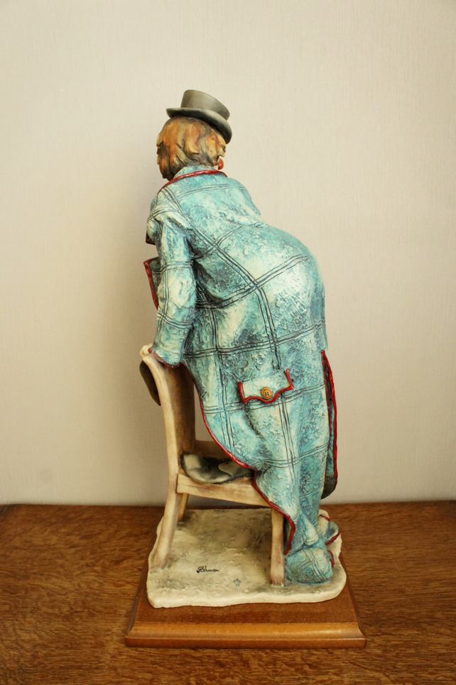 Клоун на стуле, Giuseppe Armani, Florence, Capodimonte, купить