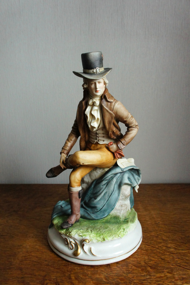 Джентльмен в цилиндре, Zani, Capodimonte, статуэтка
