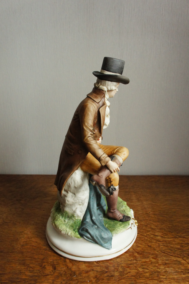 Джентльмен в цилиндре, Zani, Capodimonte, статуэтка
