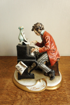 Пианист, Tyche Tosca, Capodimonte, фарфоровые статуэтки. KunstGalerie