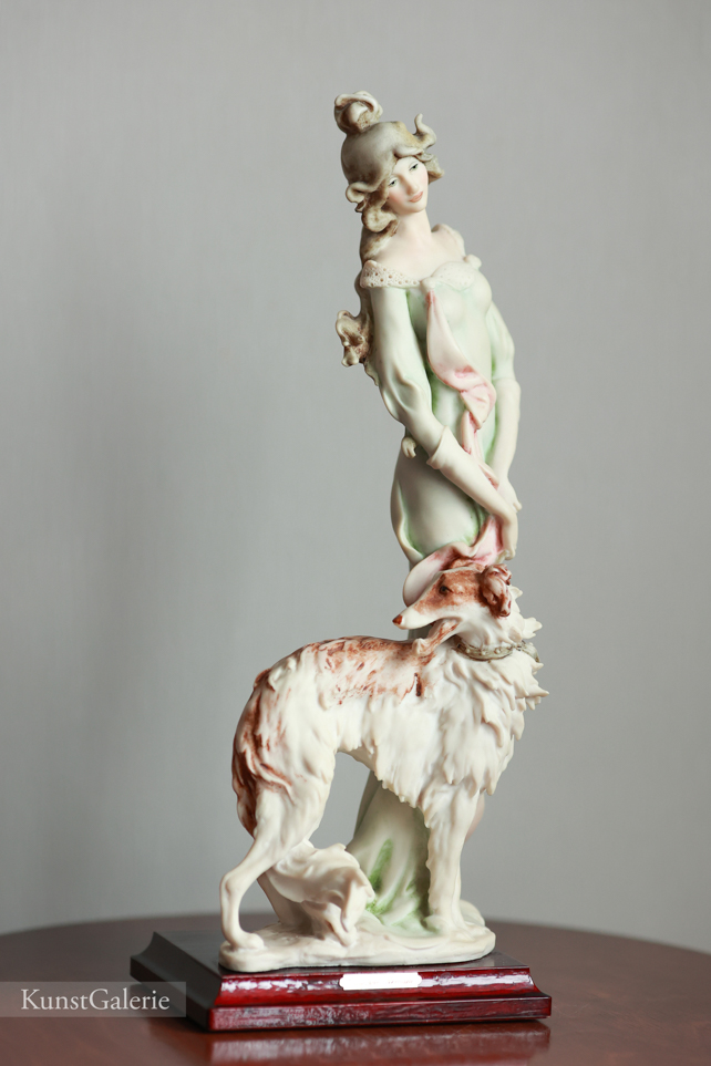 Богиня с борзой, Giuseppe Armani, Florence, статуэтка