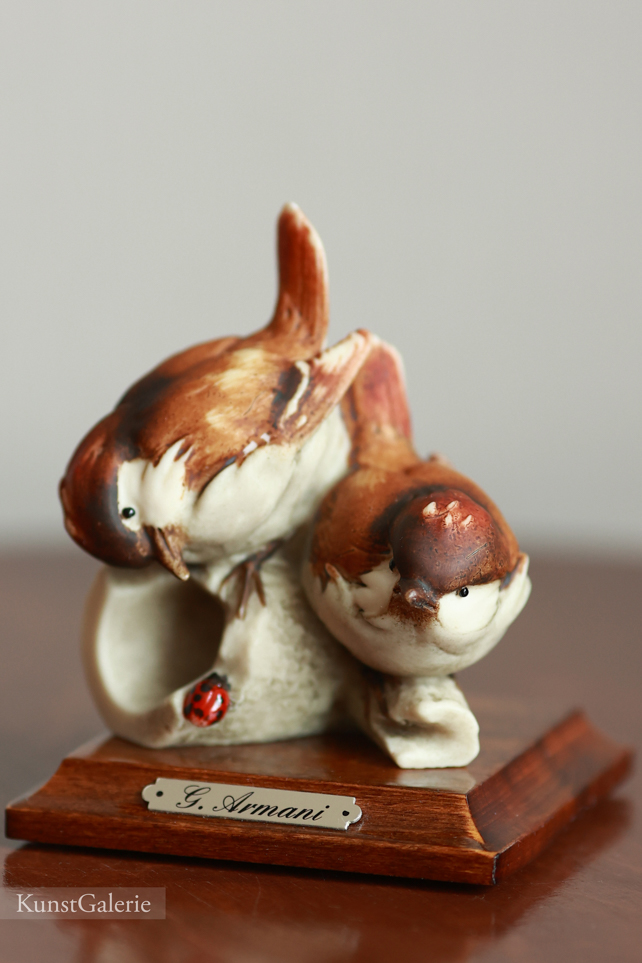 Птички и божья коровка, Джузеппе Армани, статуэтка