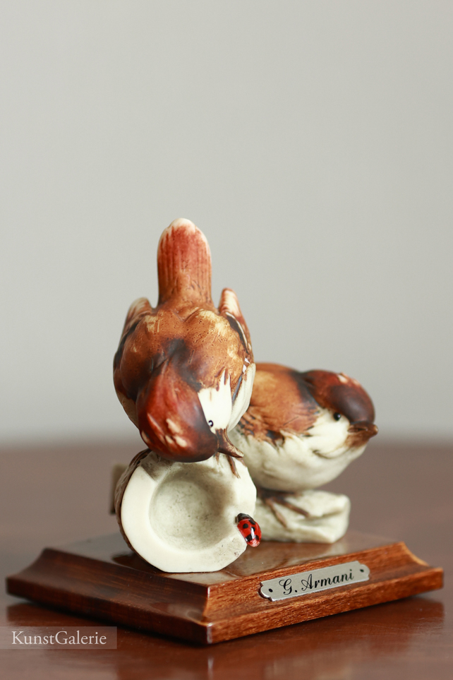 Птички и божья коровка, Giuseppe Armani, статуэтка