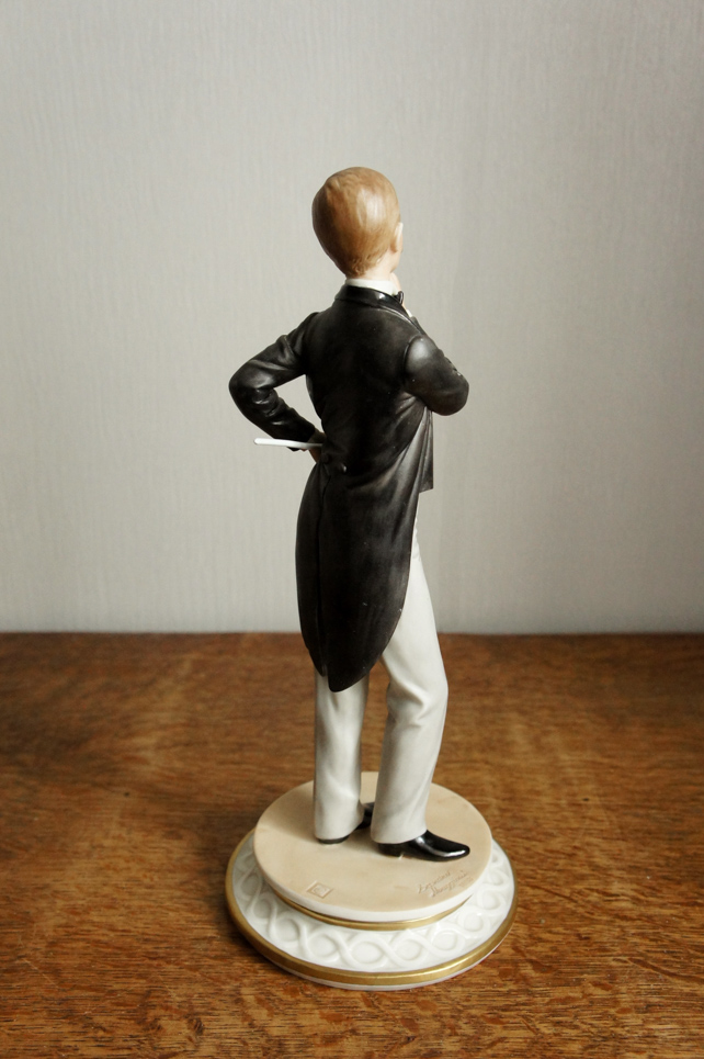 Сэр с тростью, Sandro Maggioni, Capodimonte, статуэтка