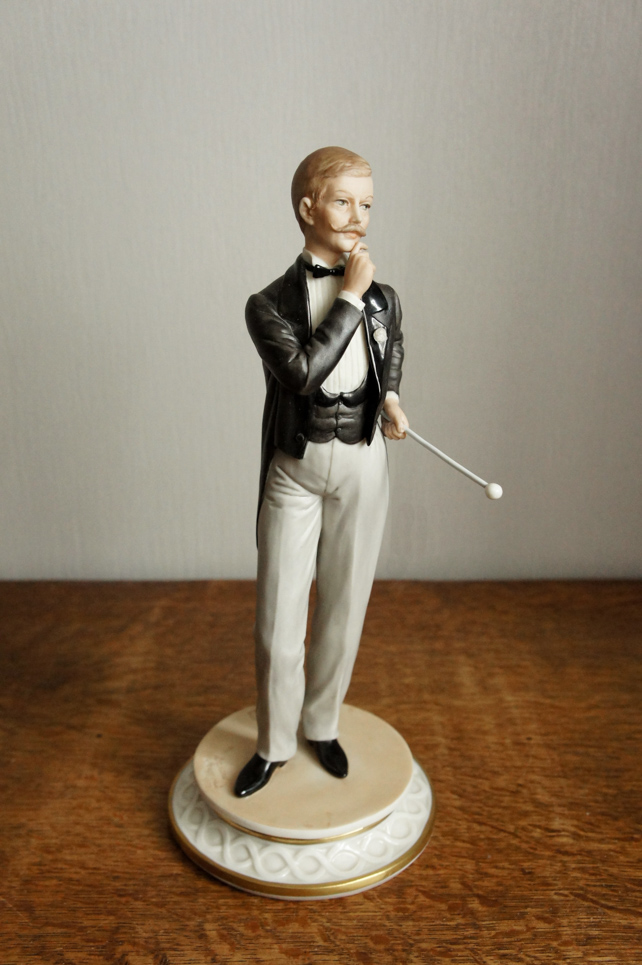 Сэр с тростью, Sandro Maggioni, Capodimonte, статуэтка