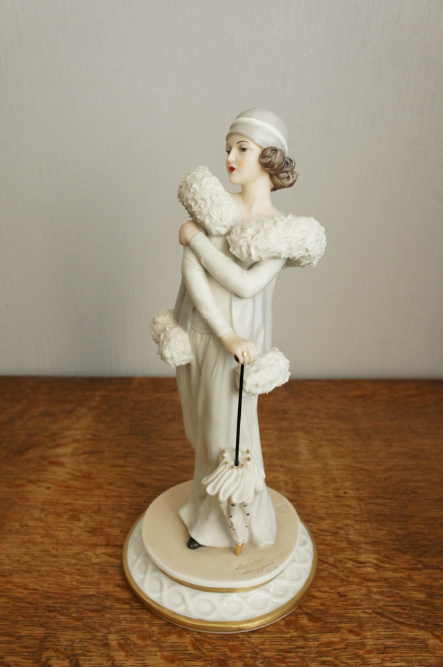 Леди с зонтом, Sandro Maggioni, Capodimonte, статуэтка