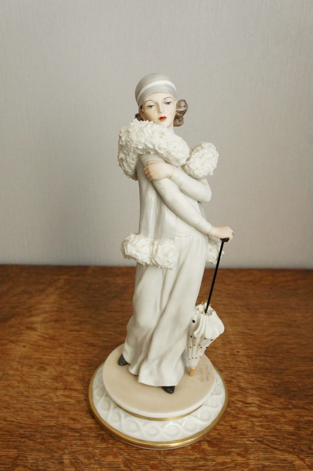 Леди с зонтом, Sandro Maggioni, Capodimonte, статуэтка