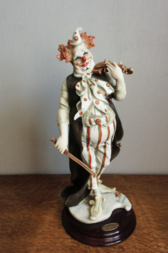 Клоун скрипач, Giuseppe Armani, Florence, Capodimonte, статуэтка, KunstGalerie.ru