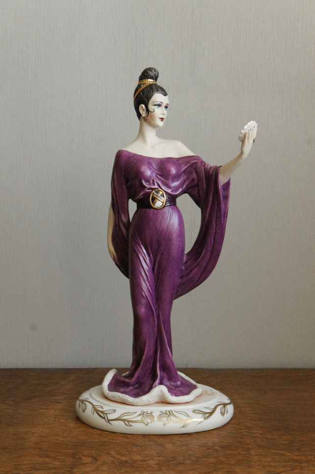 Леди в пурпурном, Sandro Maggioni, Capodimonte, статуэтка