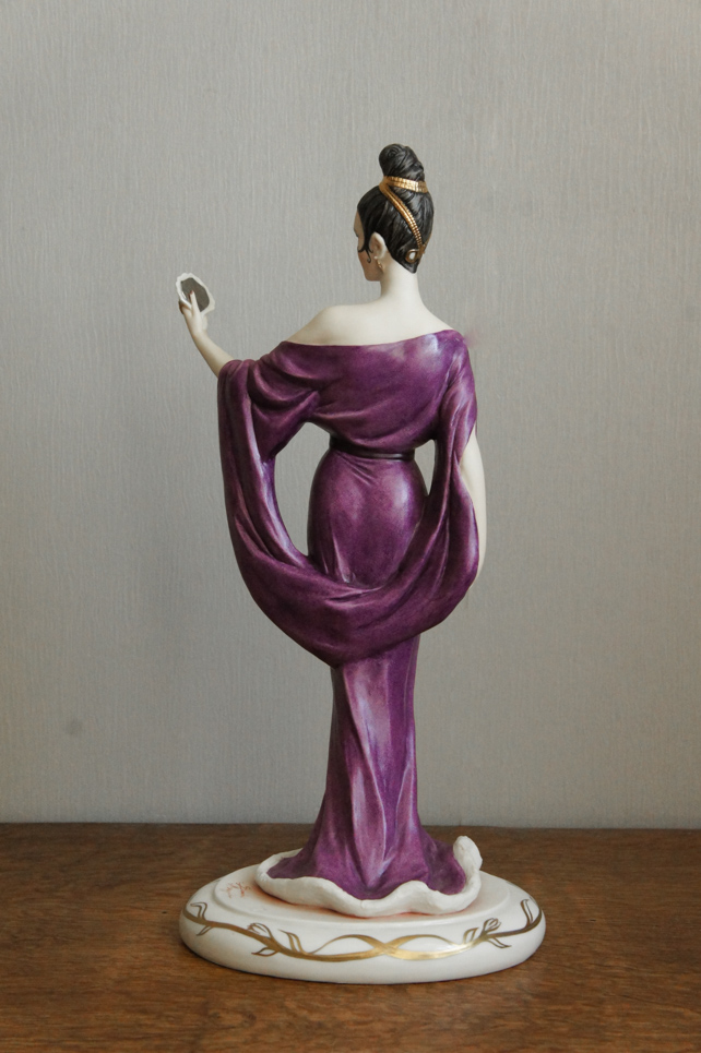 Леди в пурпурном, Sandro Maggioni, Capodimonte, статуэтка