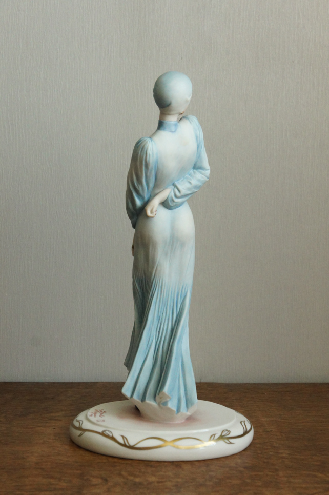 Леди в нежно-голубом, Sandro Maggioni, Capodimonte, статуэтка