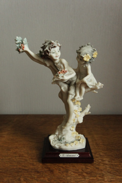 Пара девочек на дереве, Джузеппе Армани, Флоренс, Каподимонте, статуэтка, KunstGalerie.ru