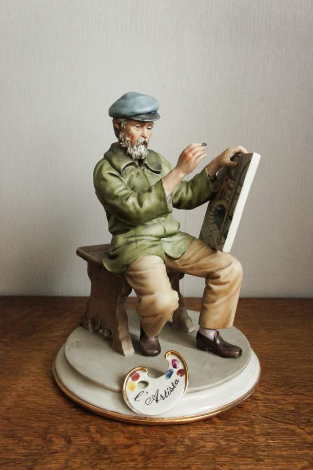 Художник L'Artista, Sandro Maggioni, Capodimonte, статуэтка