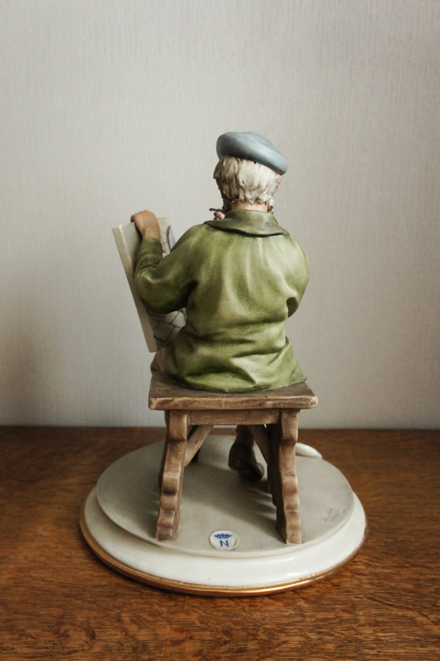 Художник L'Artista, Sandro Maggioni, Capodimonte, статуэтка