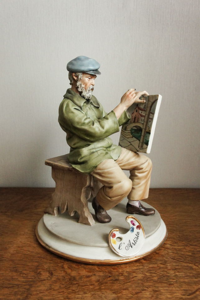Художник L'Artista, Sandro Maggioni, Capodimonte, статуэтка