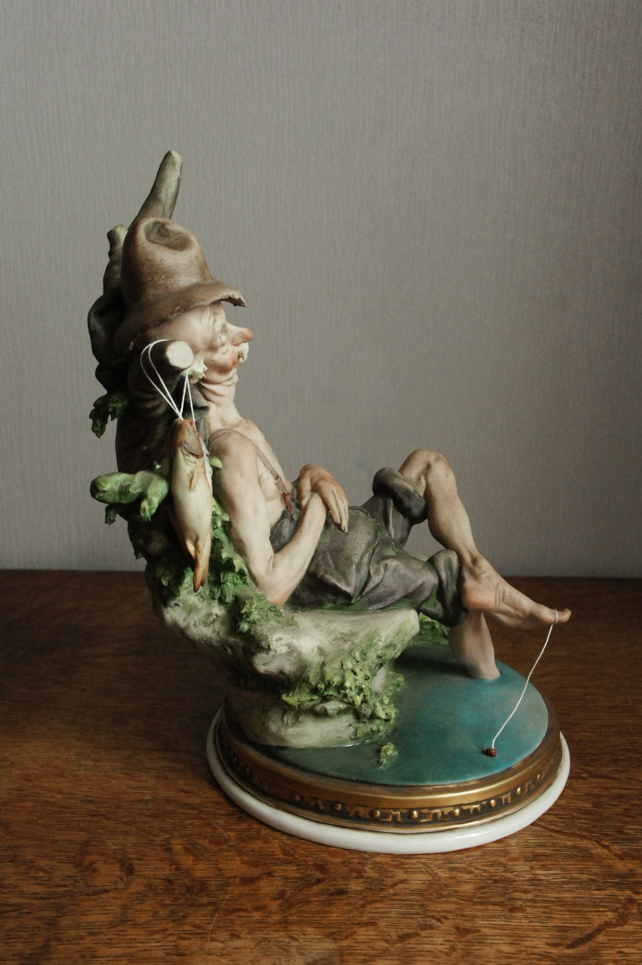 Спящий рыбак, Giuseppe Cappe, Capodimonte, статуэтка