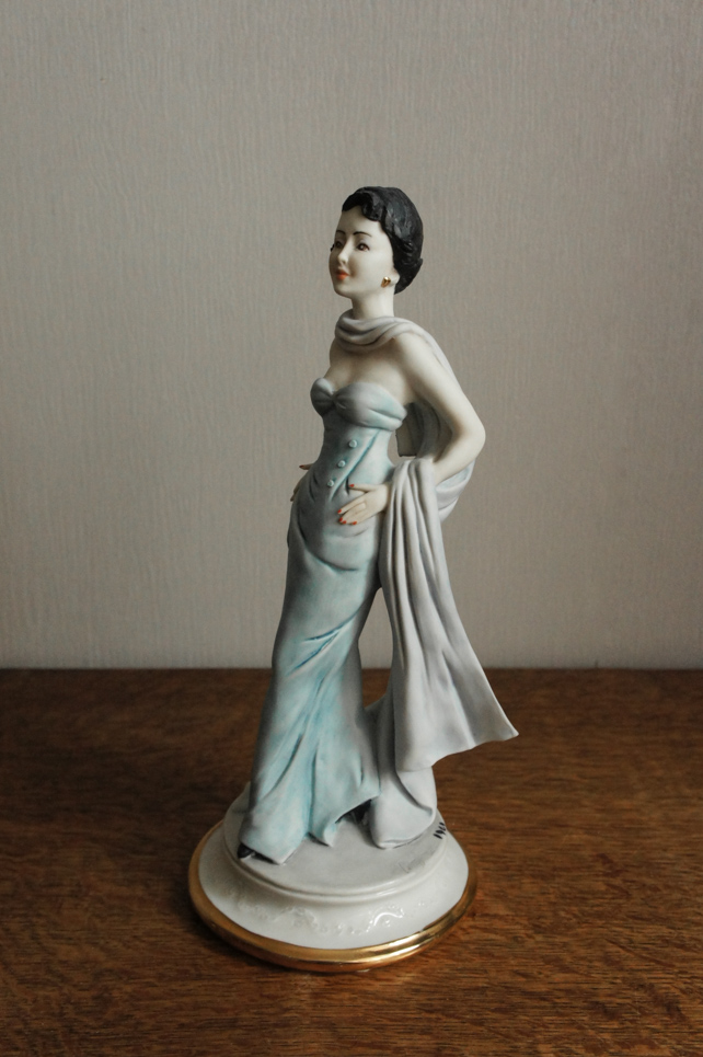 Дама в голубом платье, Meneghetti, Capodimonte, статуэтка