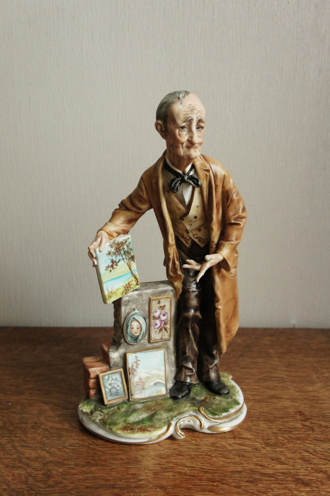 Продавец картин, Tyche Tosca, Каподимонте, статуэтка