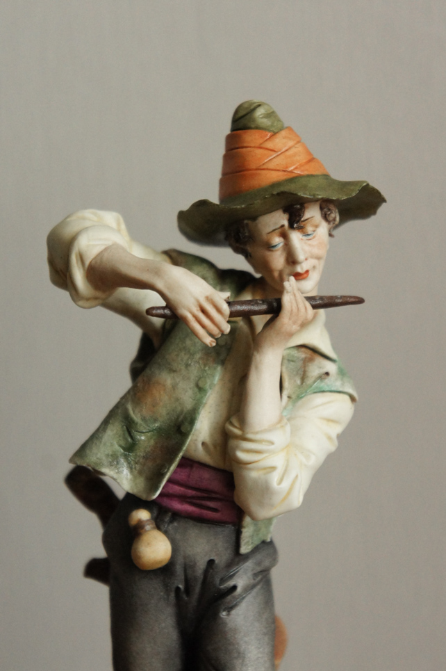 Мальчик с флейтой, Ipa, Capodimonte, статуэтка