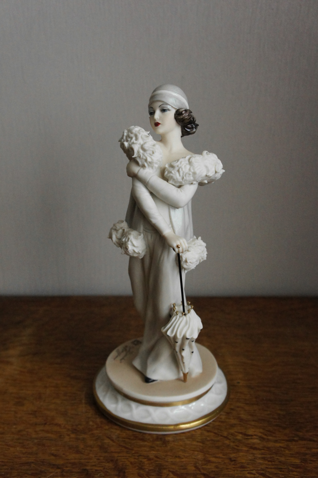 Леди с зонтом, Sandro Maggioni, Capodimonte, статуэтка
