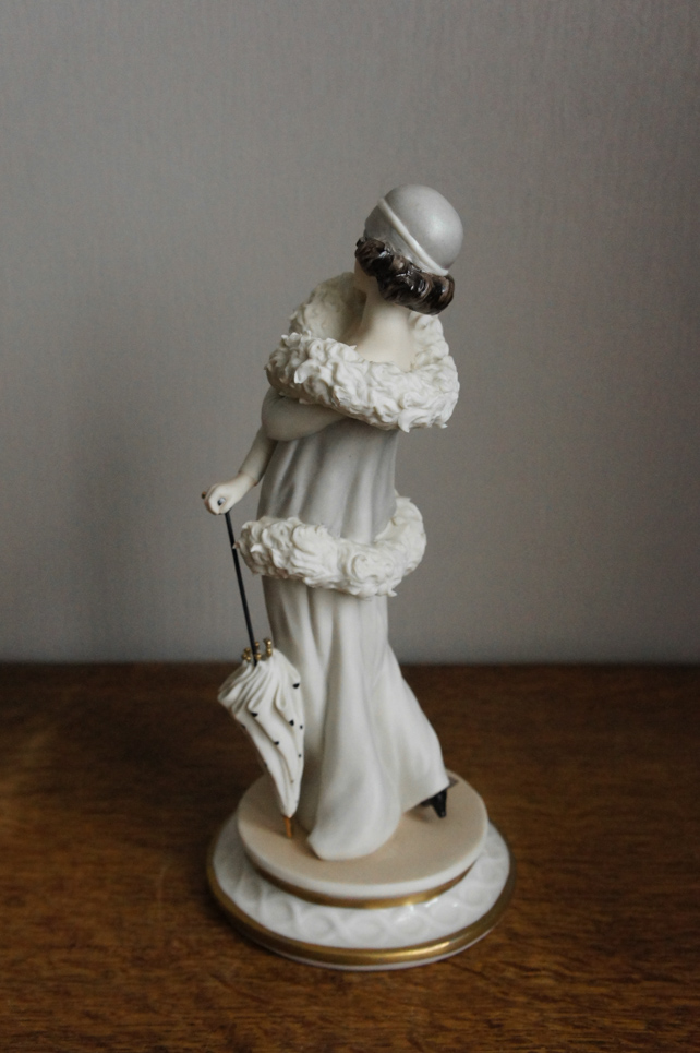 Леди с зонтом, Sandro Maggioni, Capodimonte, статуэтка