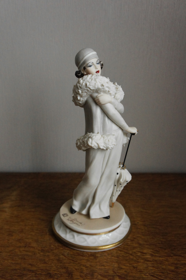 Леди с зонтом, Sandro Maggioni, Capodimonte, статуэтка