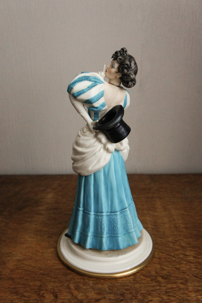 Леди с цилиндром, Sandro Maggioni, Capodimonte, статуэтка