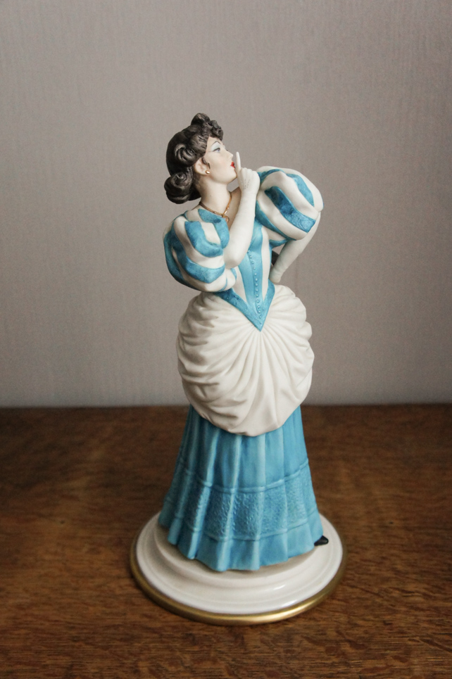 Леди с цилиндром, Sandro Maggioni, Capodimonte, статуэтка