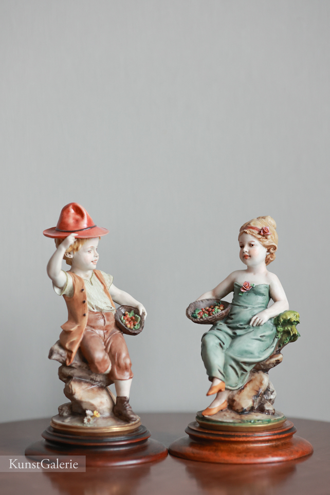Юные помощники, Luigi Giorgio Benacchio, Capodimonte, статуэтка