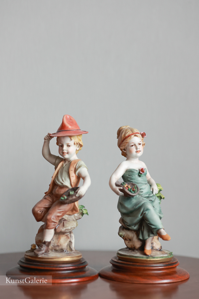 Юные помощники, Luigi Giorgio Benacchio, Capodimonte, статуэтка