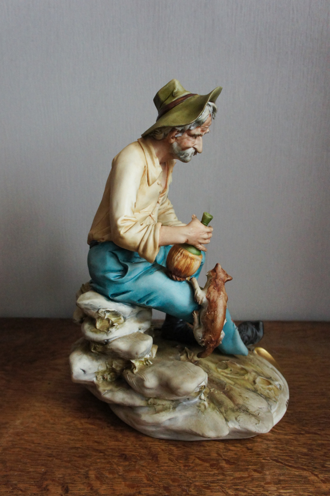 Бродяга с котом, Vincenzo C., Каподимонте, статуэтка