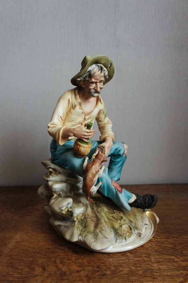 Бродяга с котом, Vincenzo C., Capodimonte, статуэтка