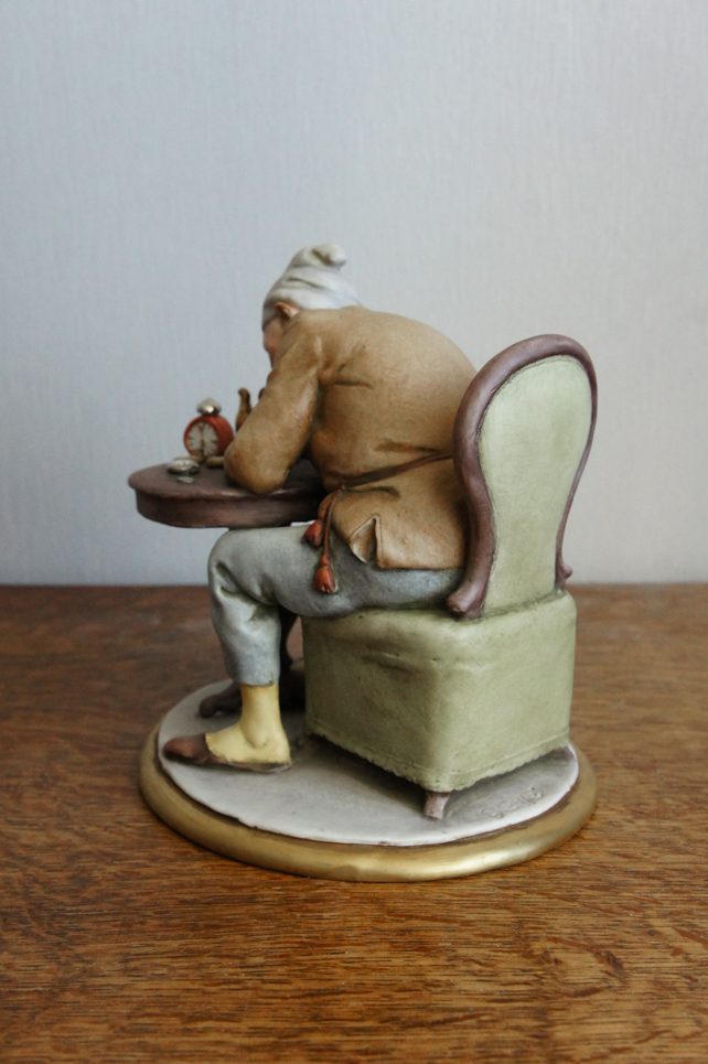 Часовщик, Giuseppe Cappe, Capodimonte, статуэтка