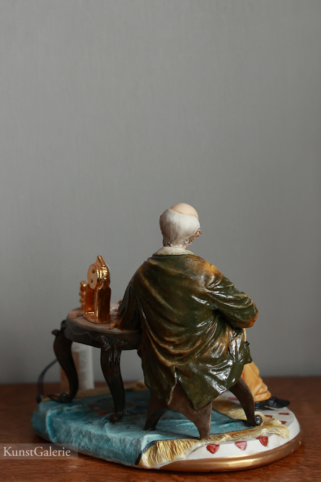 Часовщик, Walter Scapinello, Capodimonte, статуэтка