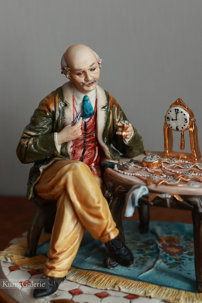 Часовщик, Walter Scapinello, Capodimonte, статуэтка