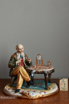 Часовщик, Walter Scapinello, Capodimonte, фарфоровые статуэтки. KunstGalerie