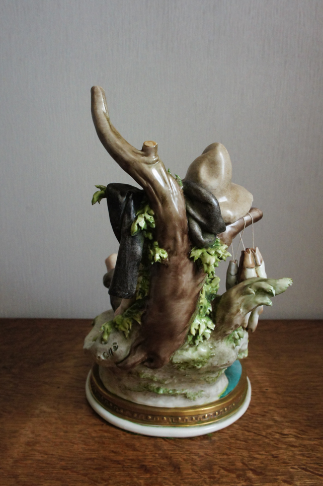 Спящий рыбак, Giuseppe Cappe, Capodimonte, статуэтка