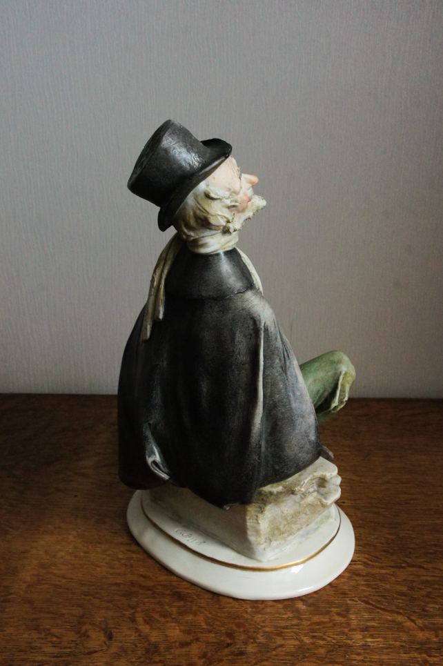 Мистер с бутылкой вина, Giuseppe Cappe, Capodimonte, статуэтка