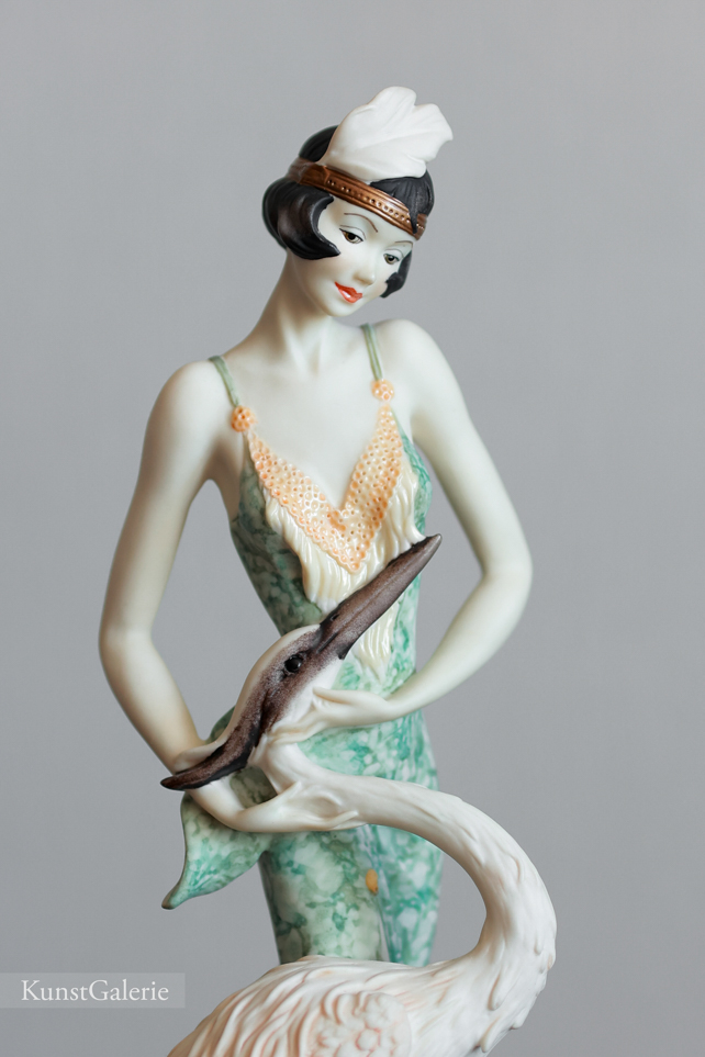 Леди с цаплей, Giuseppe Armani, Florence, статуэтка