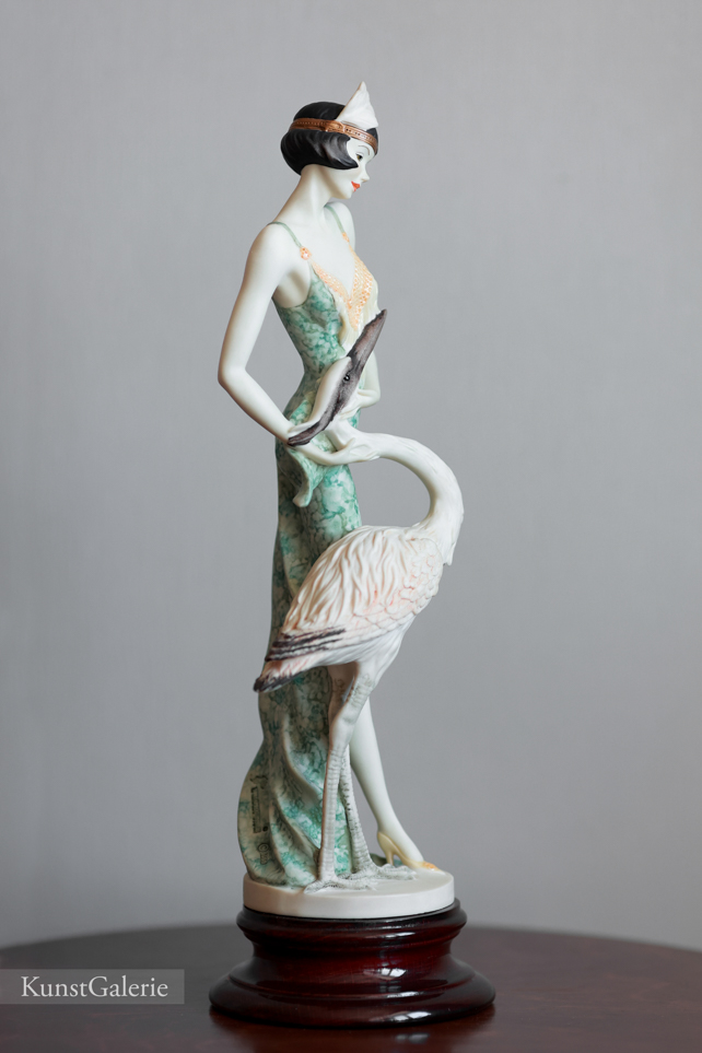 Леди с цаплей, Giuseppe Armani, Florence, статуэтка