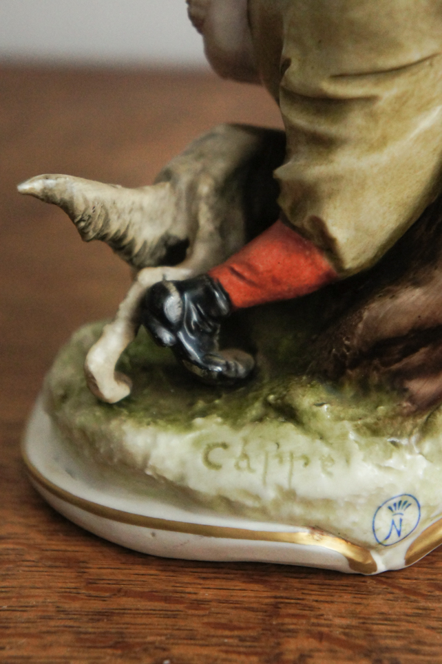 Охотник с мушкетом, Cappe, Capodimonte, статуэтка