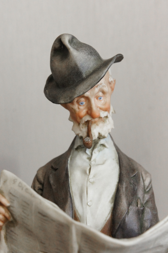 Утренние новости, Giuseppe Cappe, Capodimonte, статуэтка