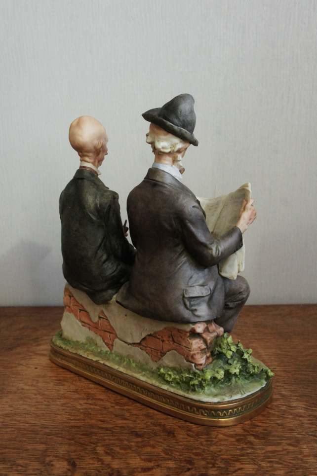 Утренние новости, Giuseppe Cappe, Capodimonte, статуэтка