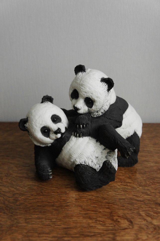 Две панды, E. Farina, Capodimonte, статуэтка