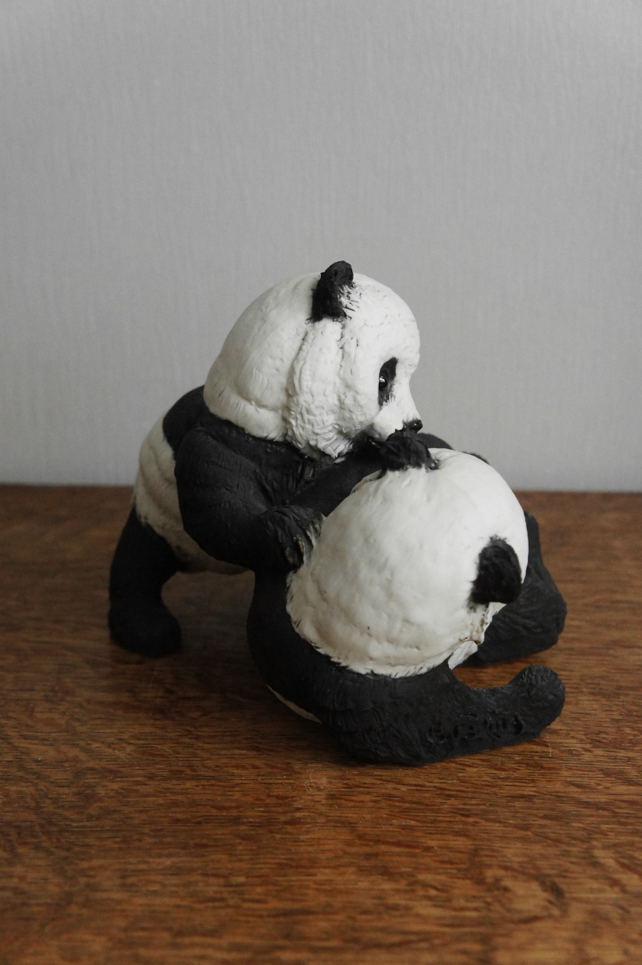 Две панды, E. Farina, Capodimonte, статуэтка
