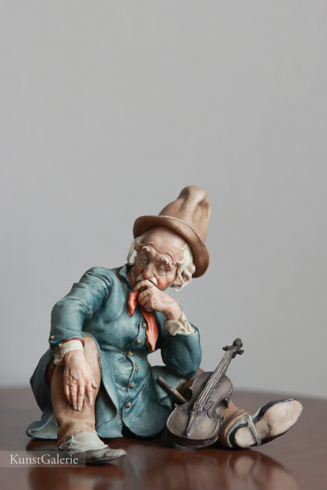 Скрипач, Giuseppe Cappe, Capodimonte, фарфоровая статуэтка. KunstGalerie