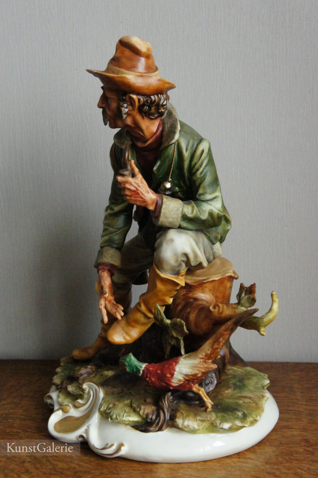 Охотник с фазаном, Tosca, Capodimonte, статуэтка