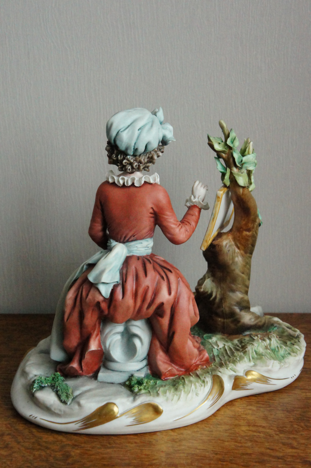 Художница на пленэре, Ipa, Capodimonte, статуэтка
