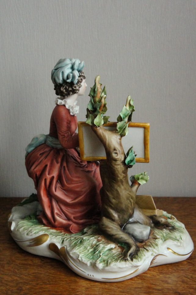 Художница на пленэре, Ipa, Capodimonte, статуэтка
